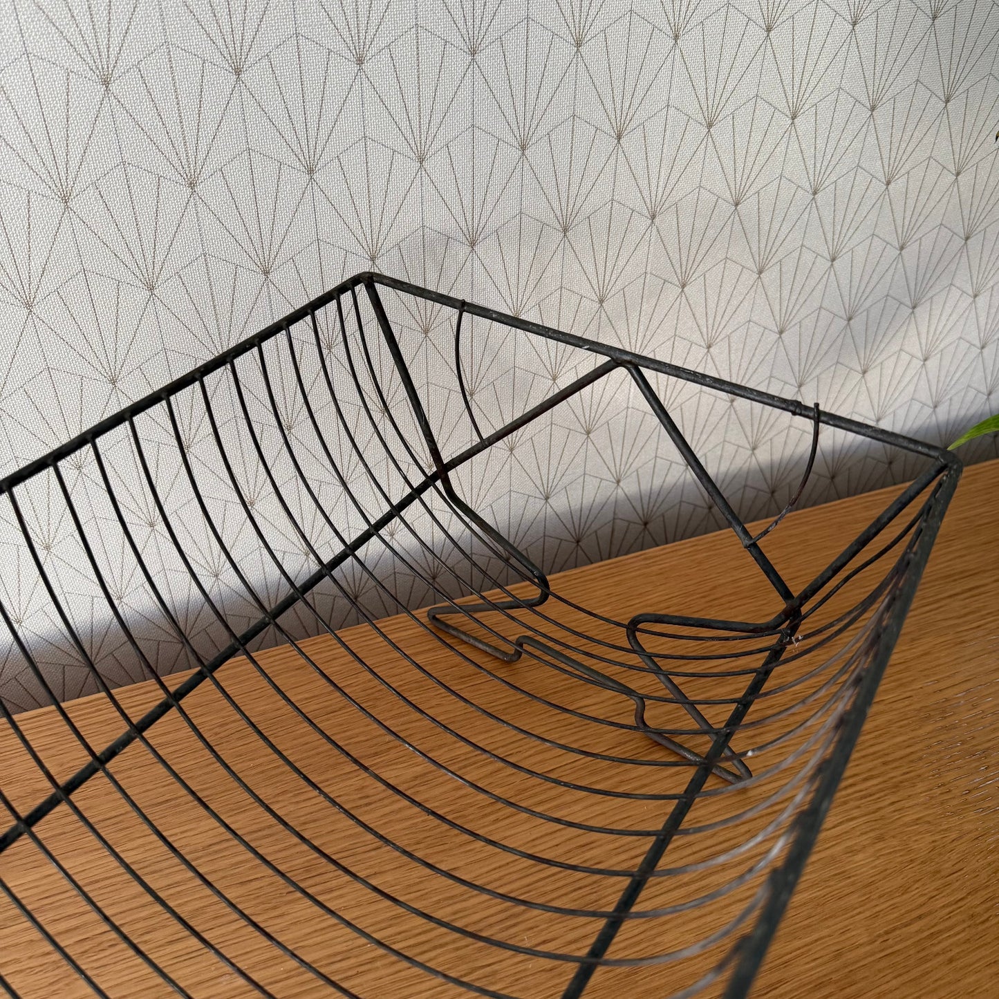 Vintage French Metal Wire Dish Drying Rack Drainer 1308257* Unbranded