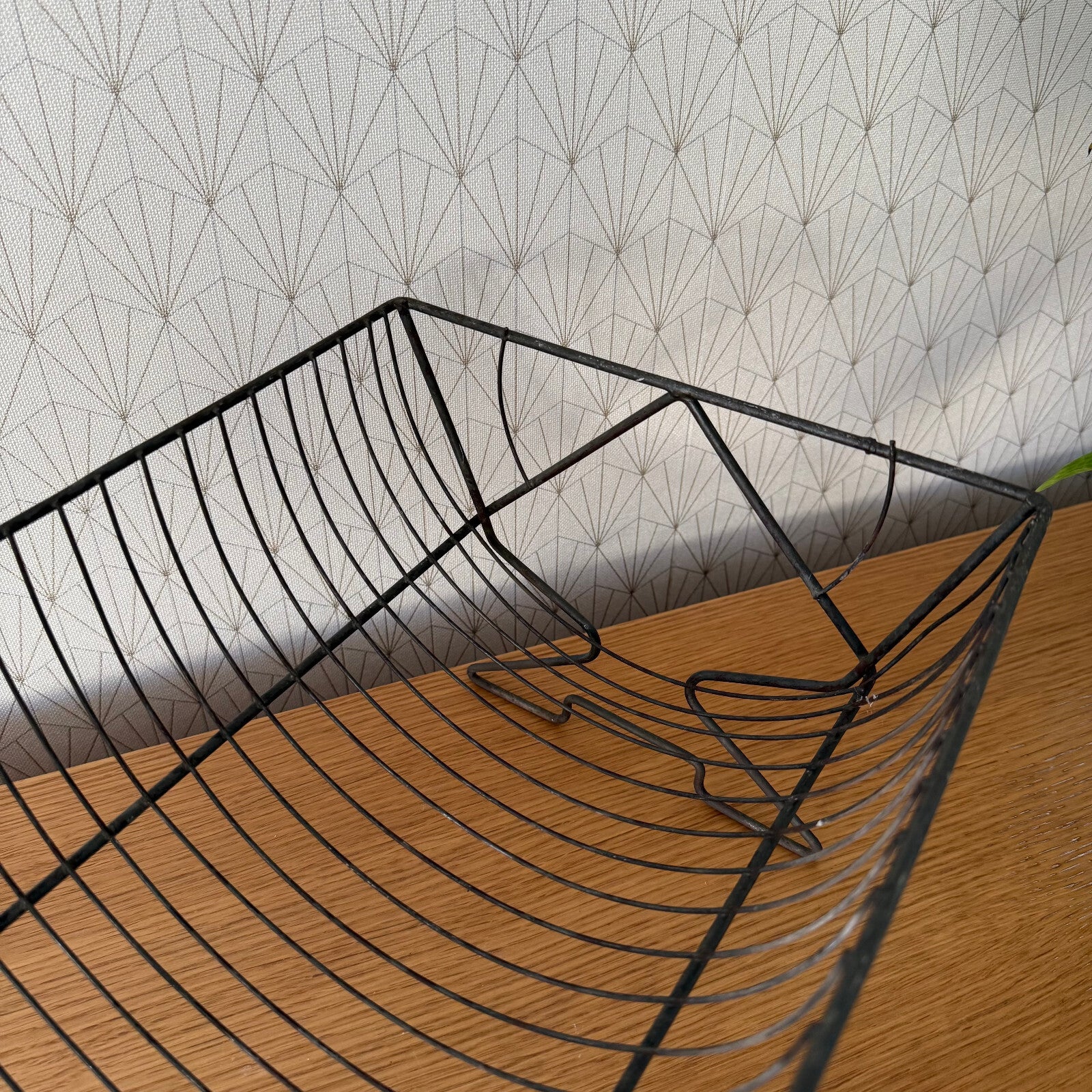 Vintage French Metal Wire Dish Drying Rack Drainer 1308257* Unbranded
