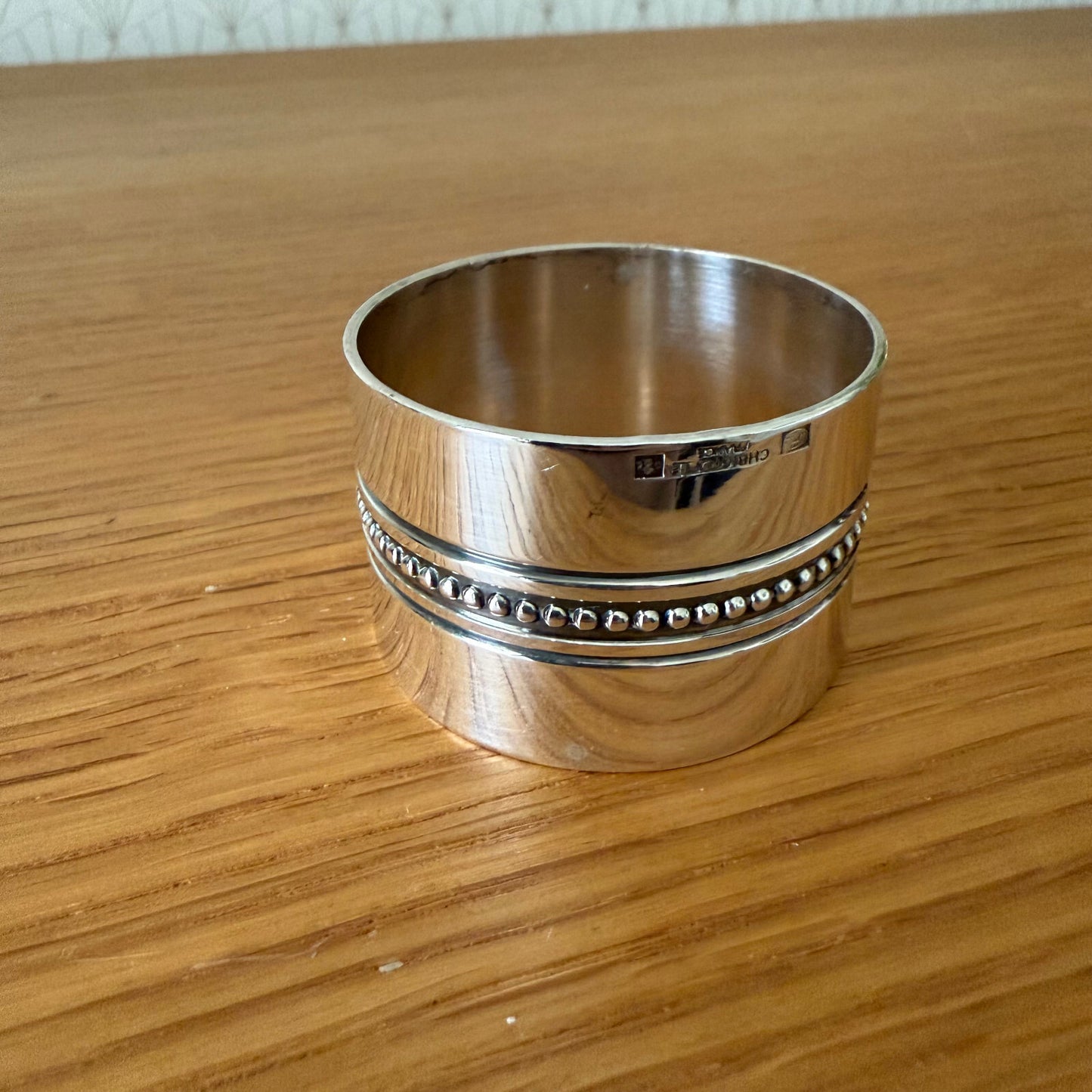 CHRISTOFLE FRANCE SILVERPLATE ANTIQUE NAPKIN RING 18042517 Christofle