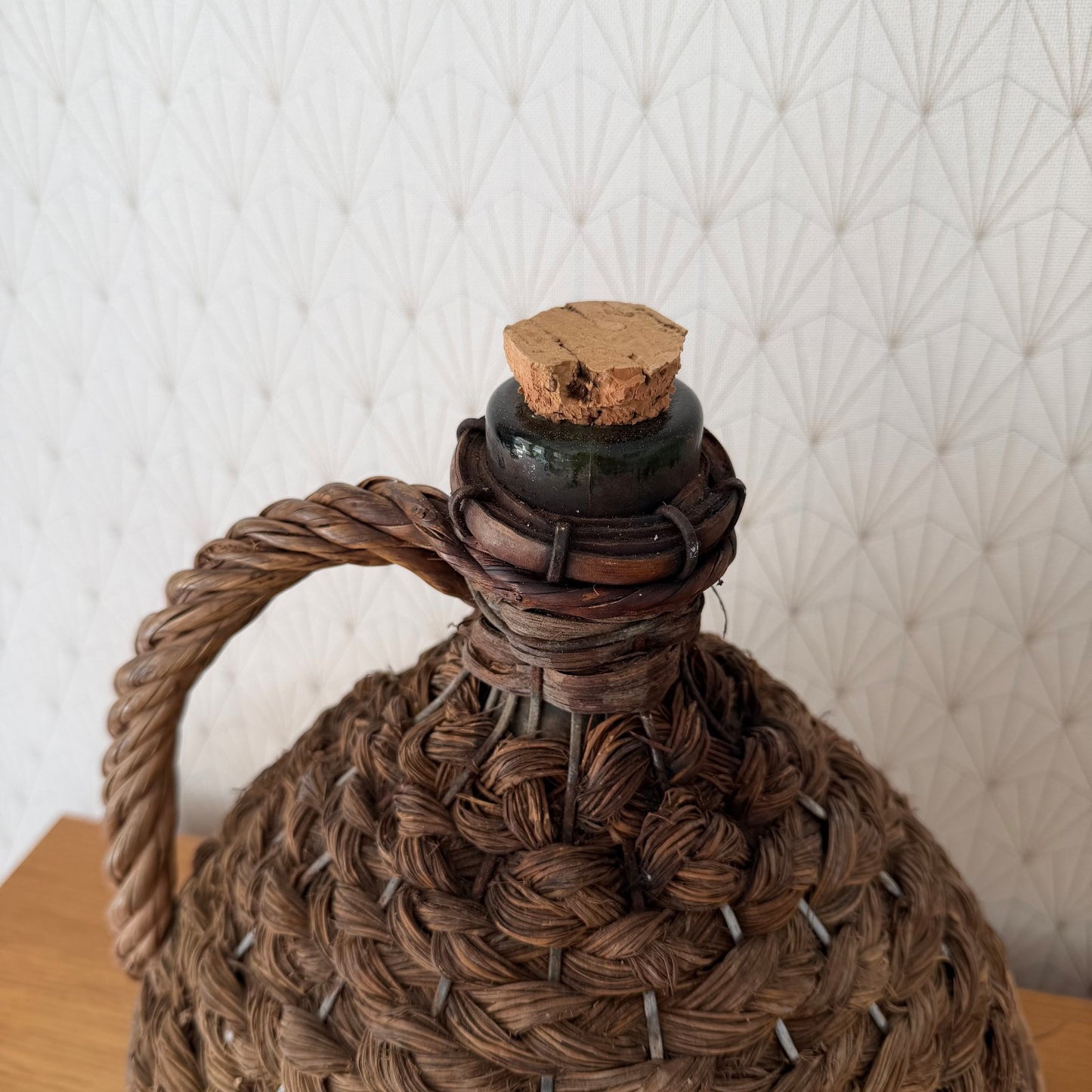 French Dame Jeanne Demijohn Rattan Wicker Basket Carboy Bonbonne 2604264 Fleamarketfrance