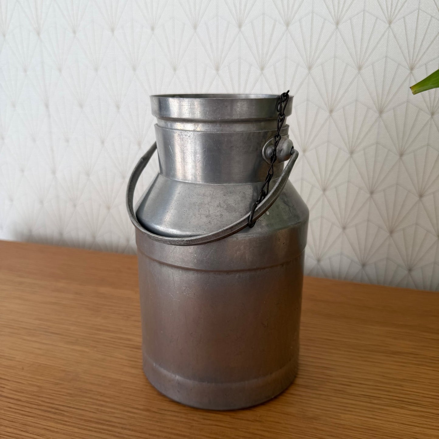 Vintage old aluminium milk churn milk can milkchurn pot 1 1/2L 1805262 Fleamarketfrance