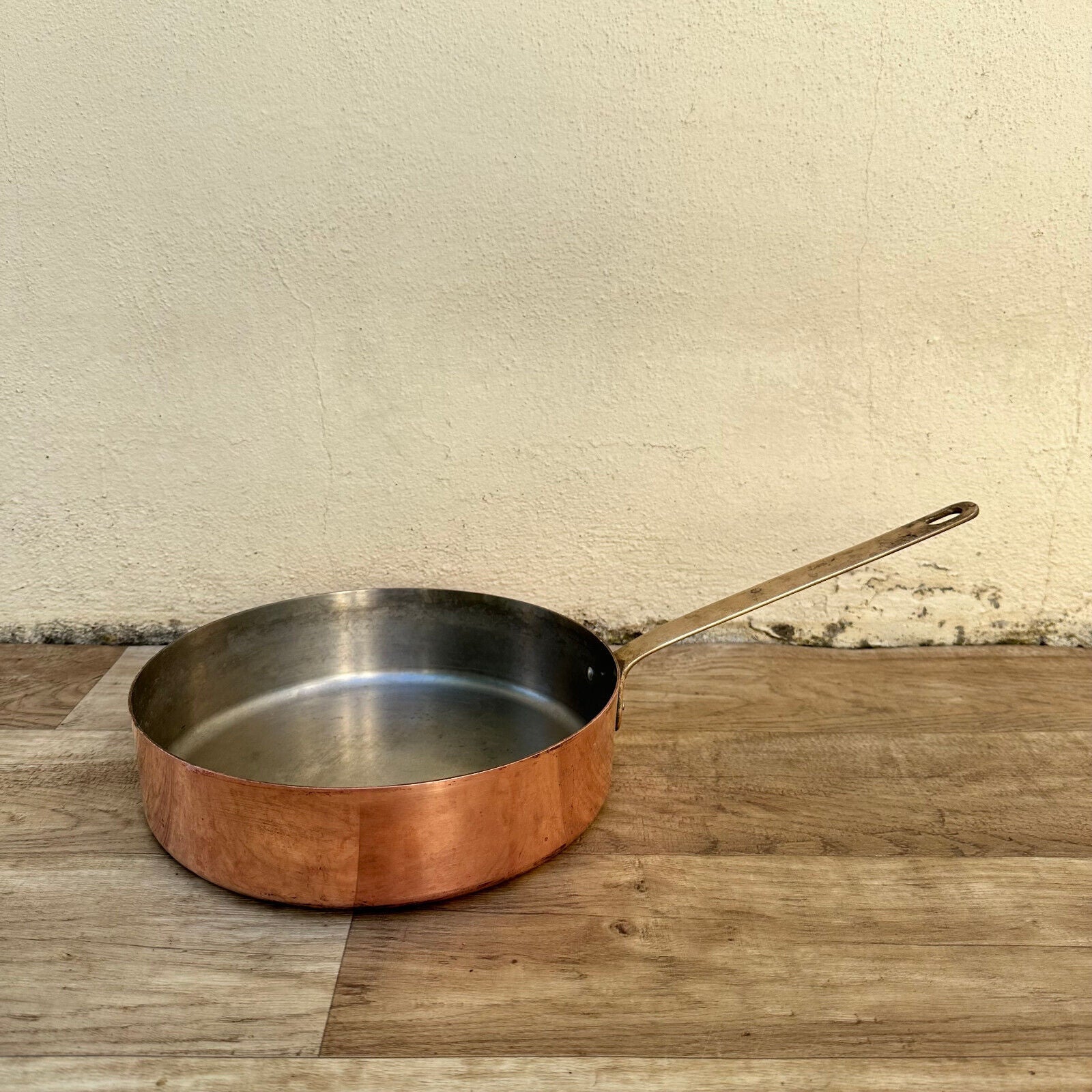 Sauteuse Frying pan culinair French COPPER lining Tournus made in france 2510236 - Fleamarketfrance