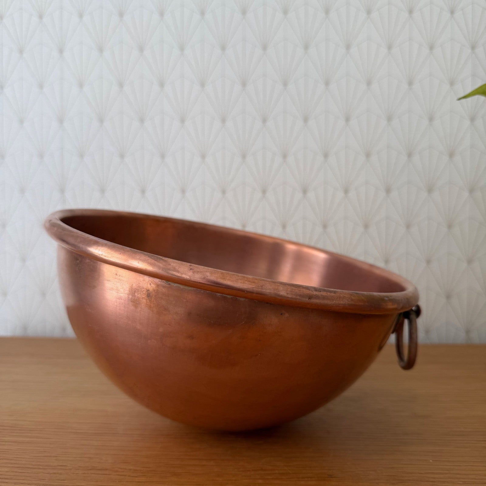 Vintage French Copper Cul de Poule Chef Mixing Bowl Kitchen 0405267 Antique