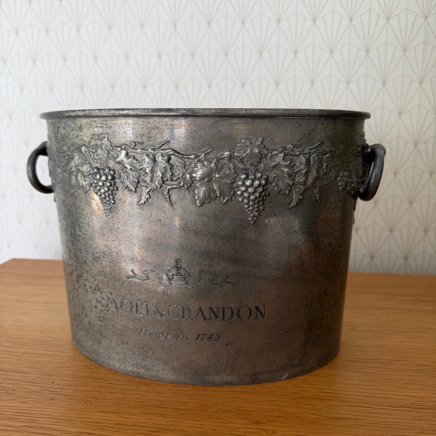 Vintage French Moet & Chandon double ice champagne bucket 20102520