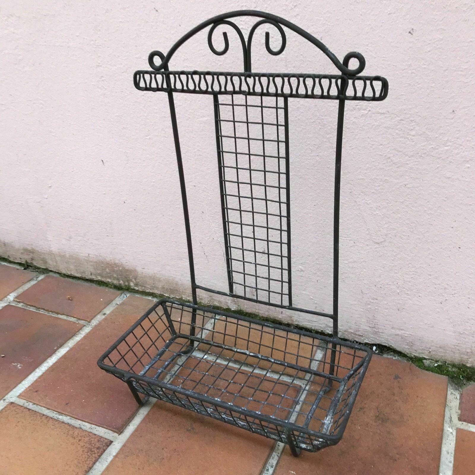 French Wire Basket Vintage Metal Kitchen Organizer Soap Dish Sponge Holder Unbranded