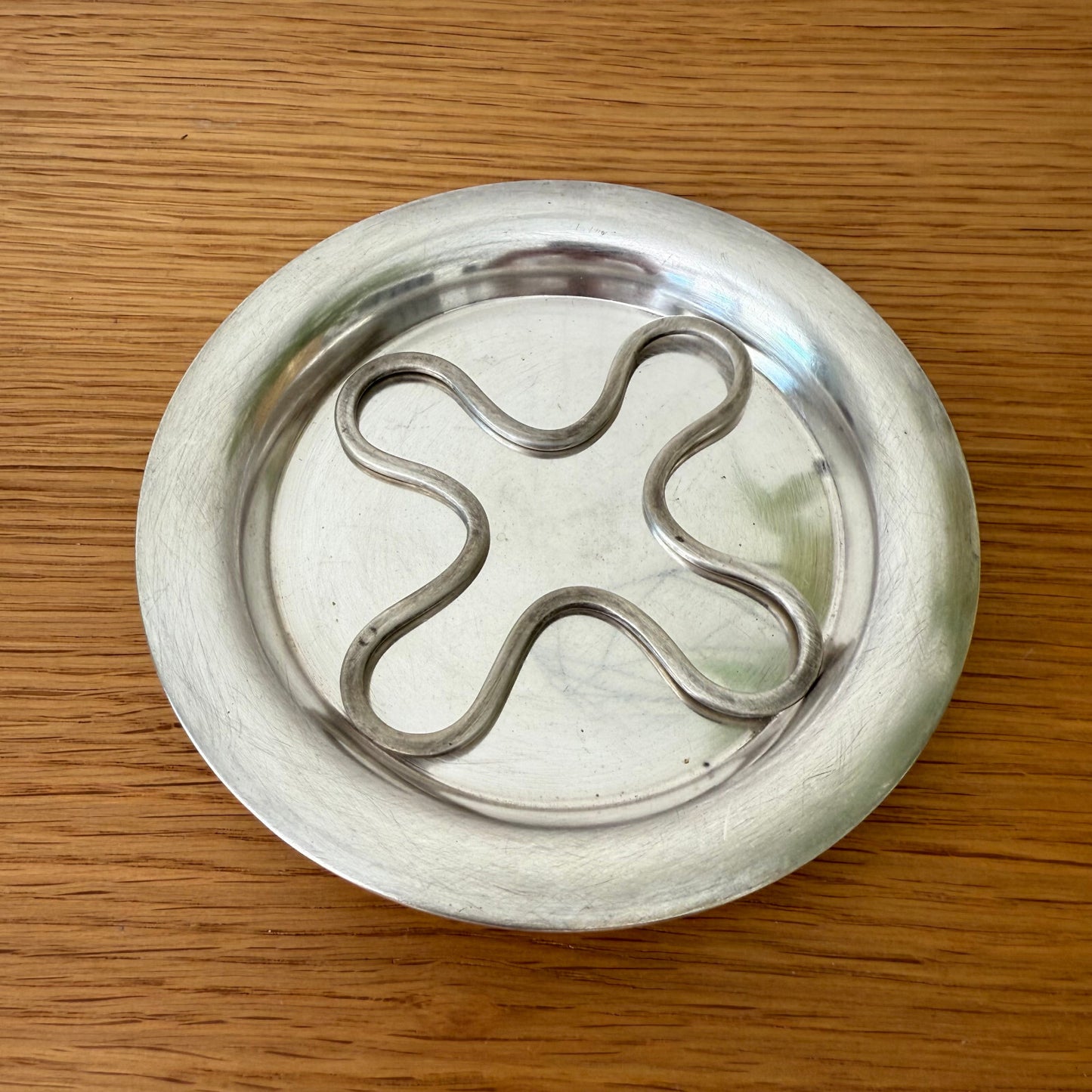 Christofle Silver Plated Bottle Coaster French Vintage Wine Coaster 0905259 Christofle