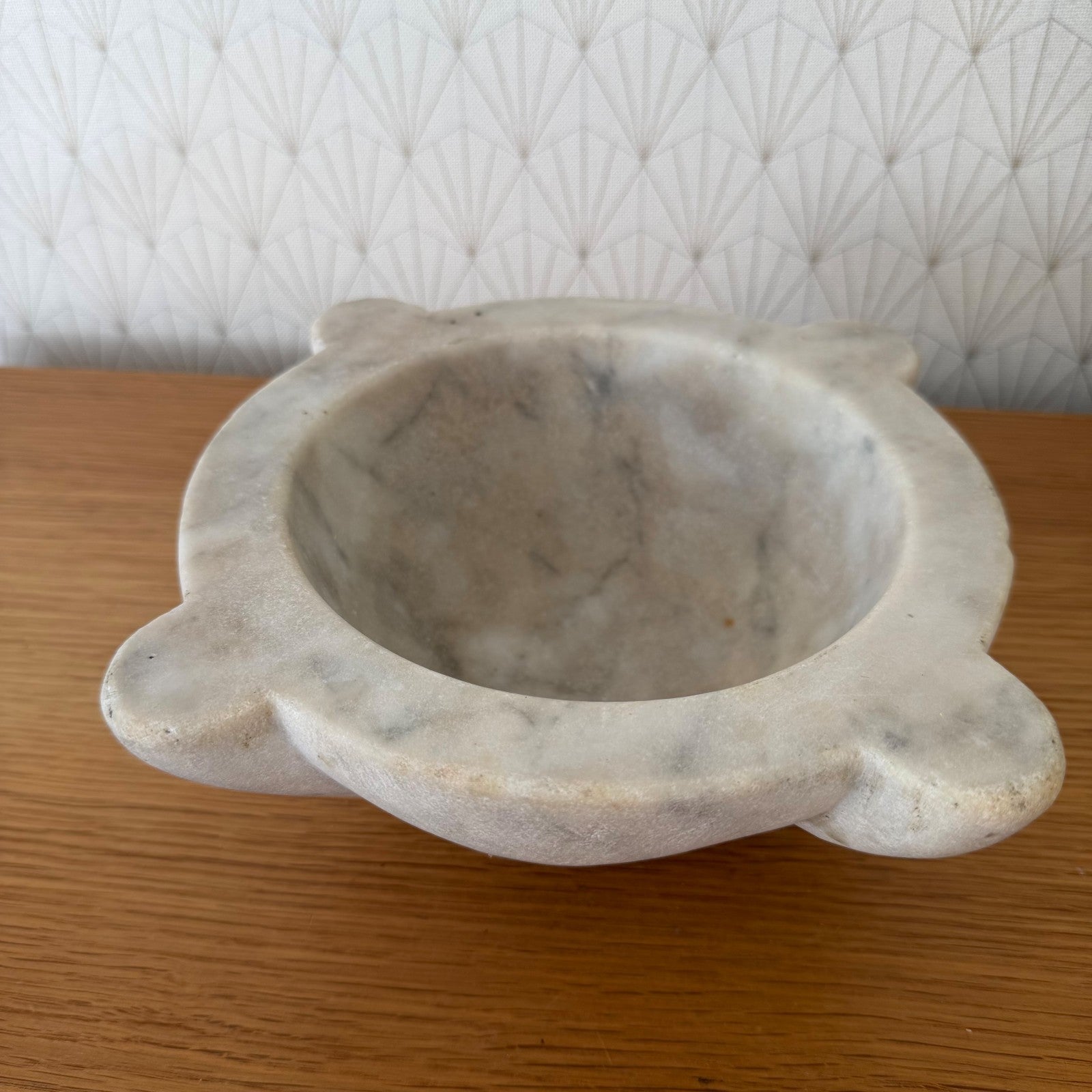 French Marble Mortar And Pestle Set Natural White Stone Kitchen 10062618 Does not apply
