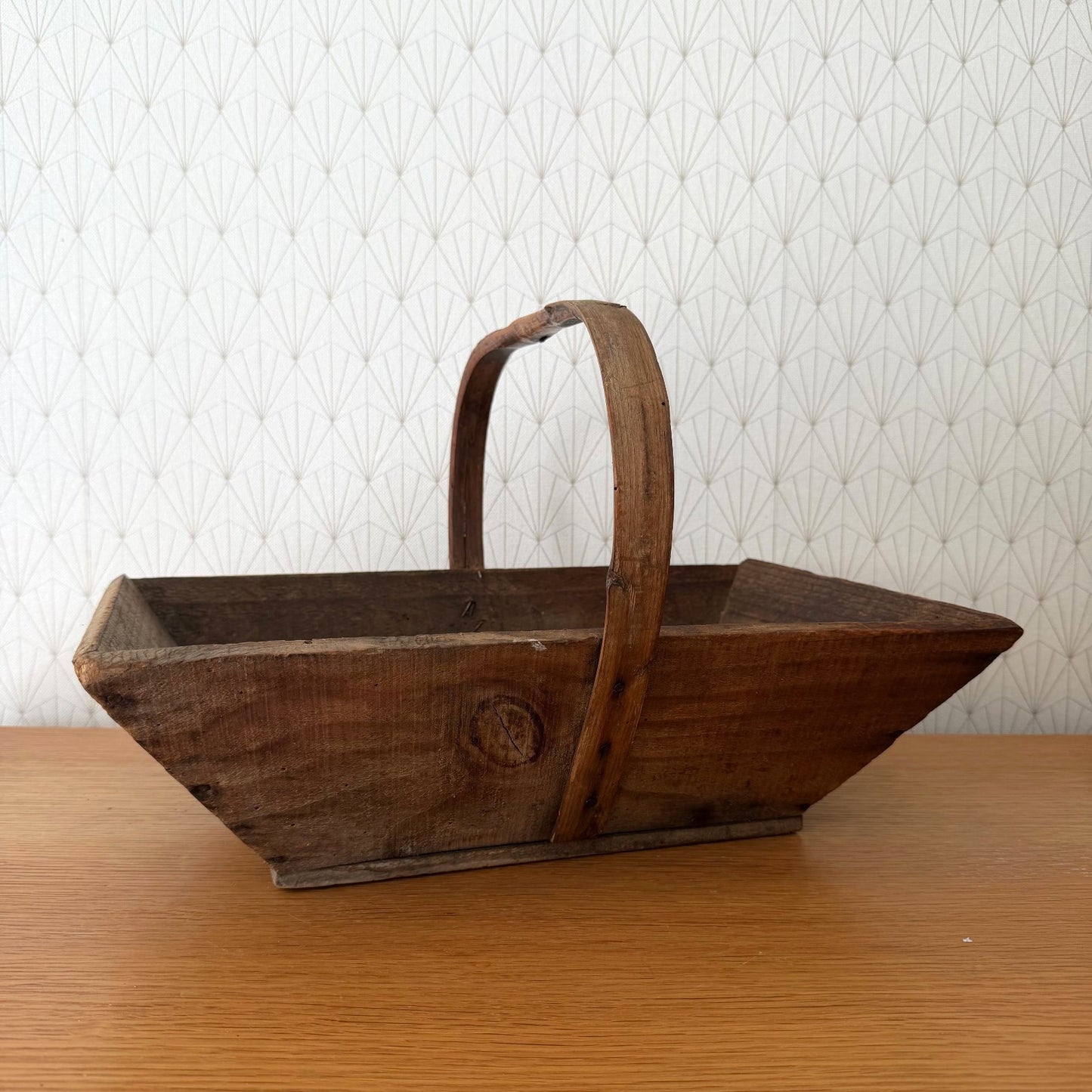 French Wooden Garden Trug Vintage Harvest Basket Rustic Antique 1908266 Fleamarketfrance