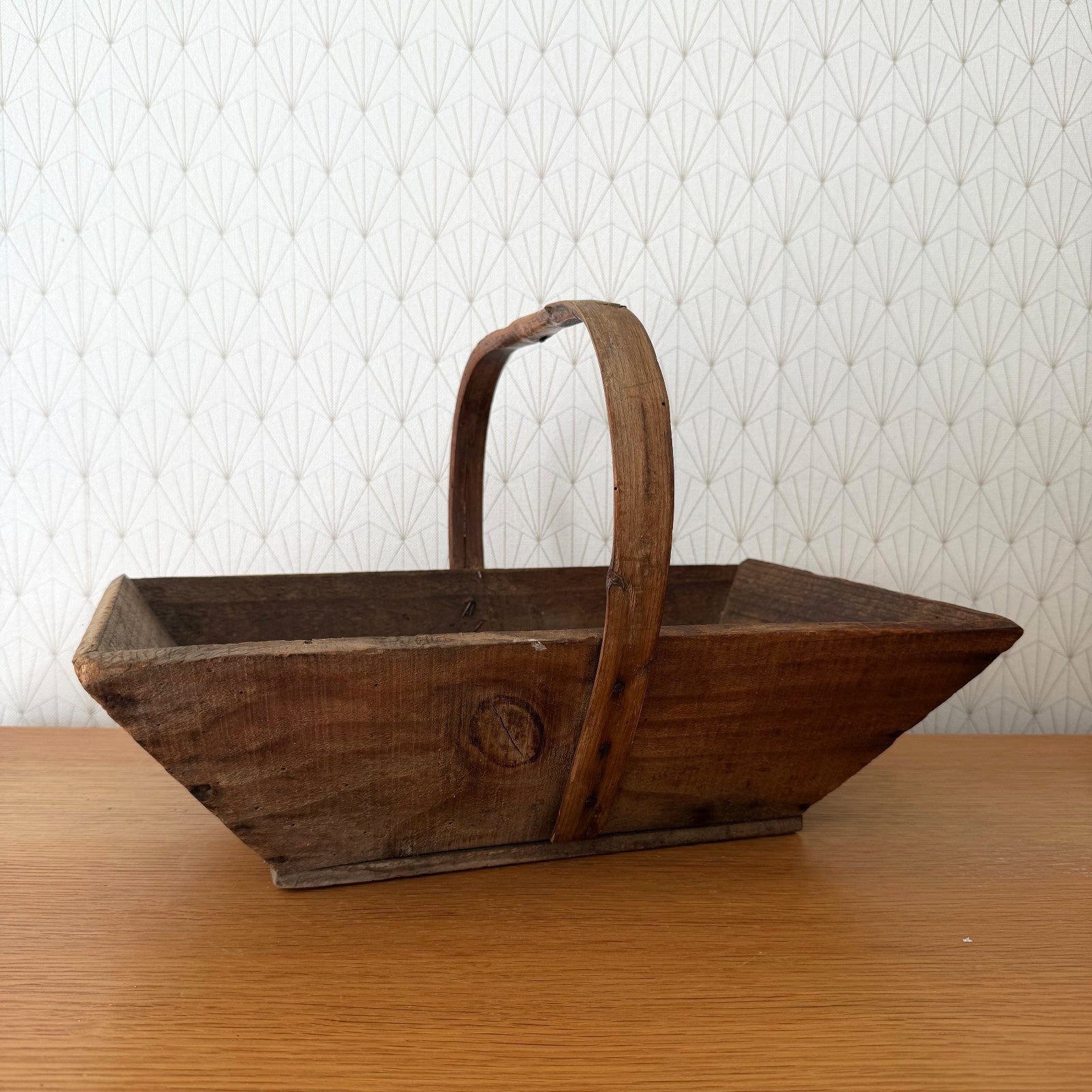 French Wooden Garden Trug Vintage Harvest Basket Rustic Antique 1908266 Fleamarketfrance