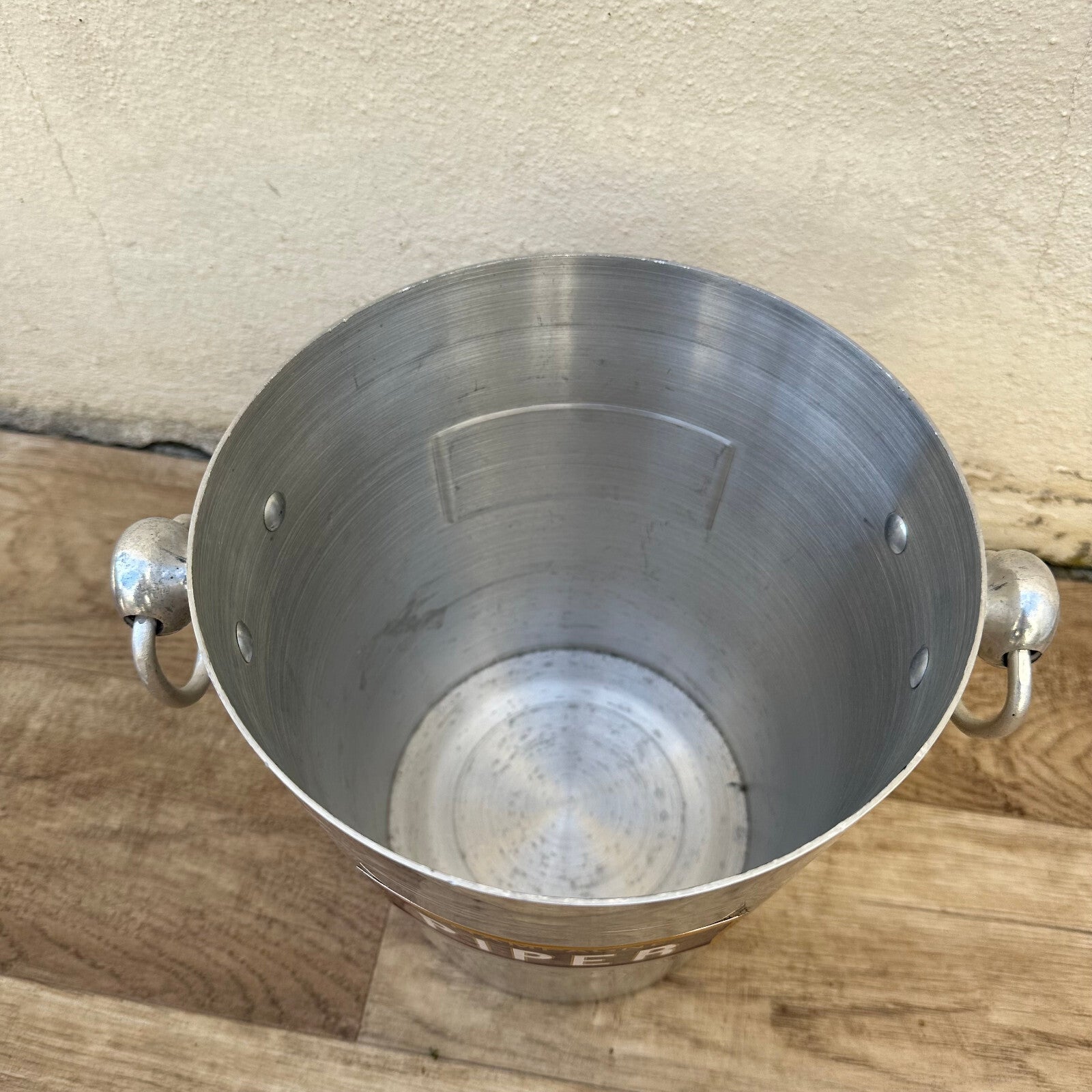 Vintage French Champagne Ice Bucket Cooler Made in France PIPER 12092420 Fleamarketfrance