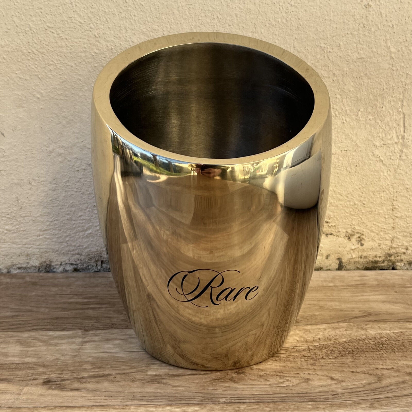 Vintage French Champagne Ice Bucket Cooler RARE PIPER HEIDSIECK GOLD 27102410 - Fleamarketfrance