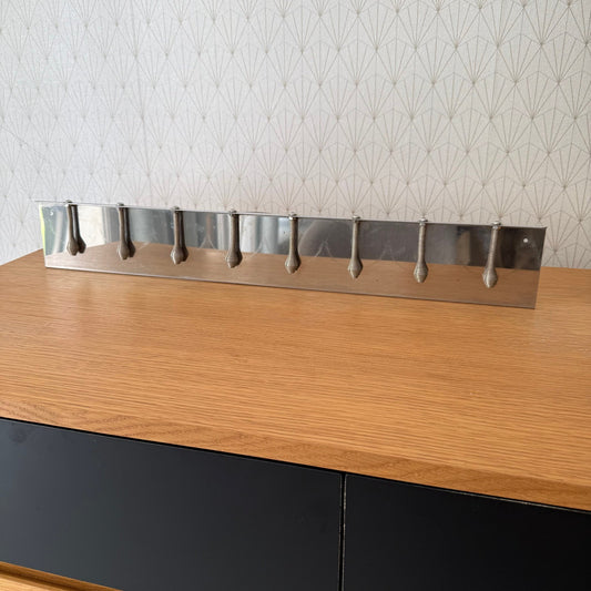 Vintage Check Rack Metal Ticket Holder Restaurant Kitchen Food Orders 0407259