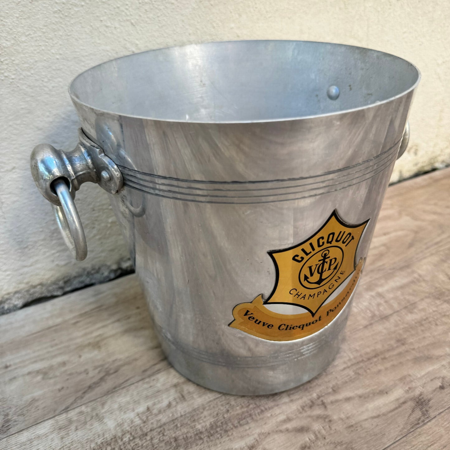 Vintage French Veuve Clicquot Ice Bucket Chrome Champagne Cooler 1910231 Fleamarketfrance