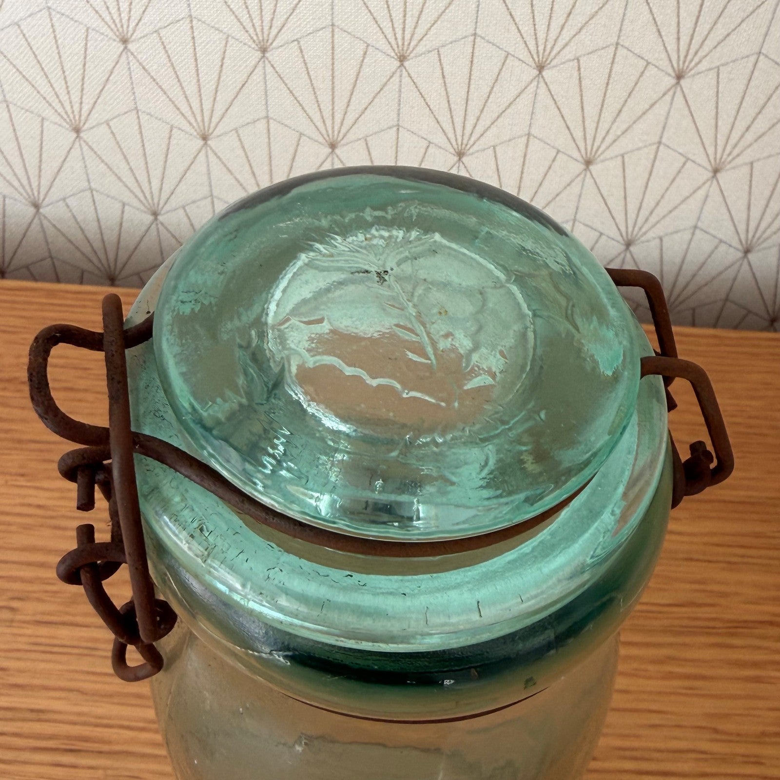 Vintage French Preserve Jar La Lorraine Glass Stopper 1305263 Fleamarketfrance