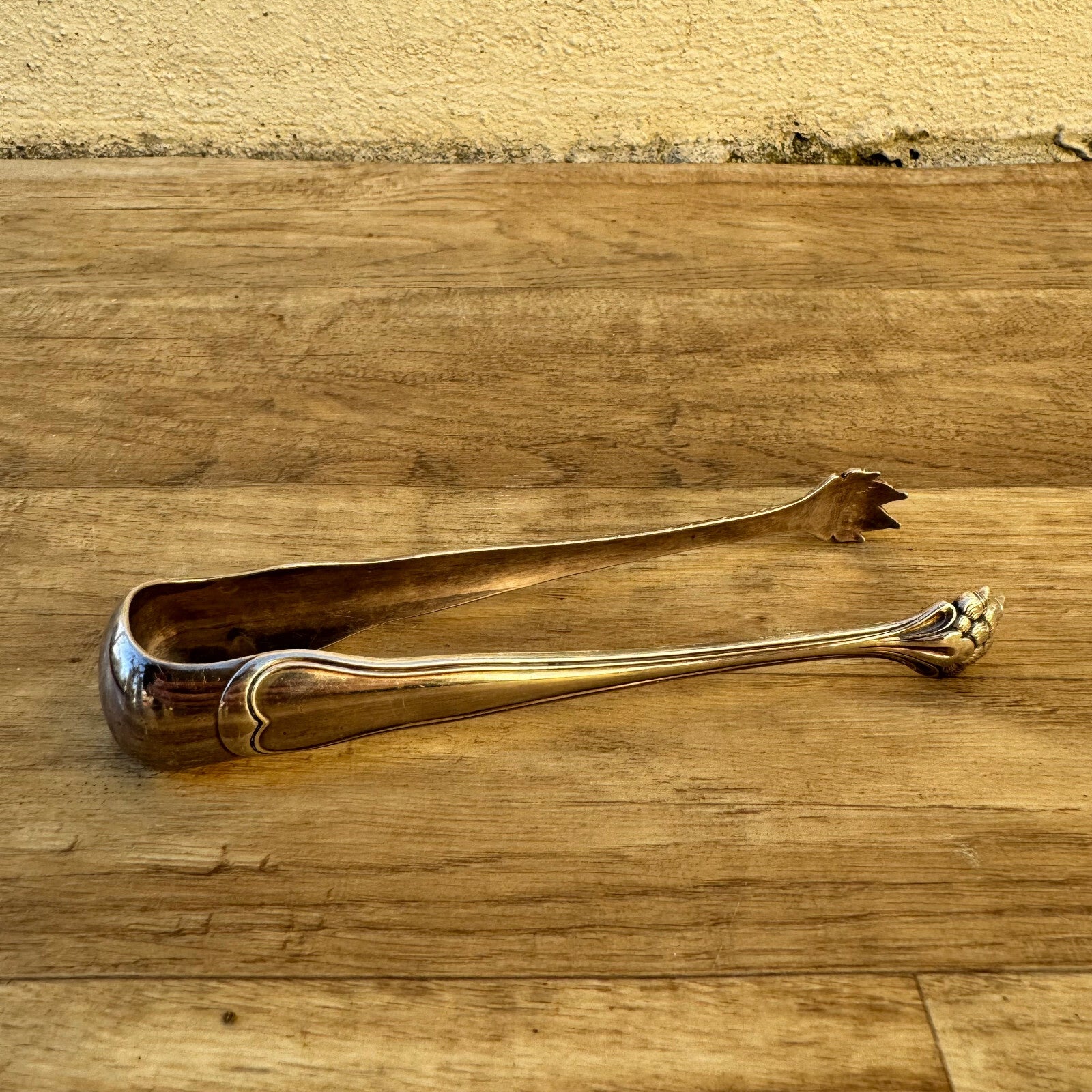 Christofle Sugar Tongs Antique French Silverplate Lion Paw 1302257 Christofle