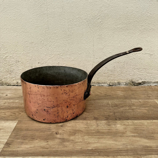 Vintage French Copper Saucepan Dehillerin Paris Tin Lined 20cm 2mm 0805248 Unbranded