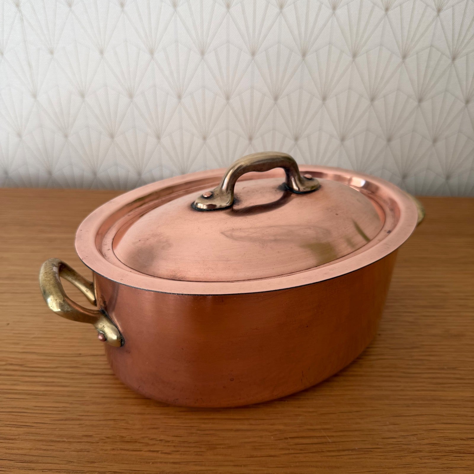 Vintage French Copper Gaillard Stock Pot Professional Cookware 1803262 Fleamarketfrance