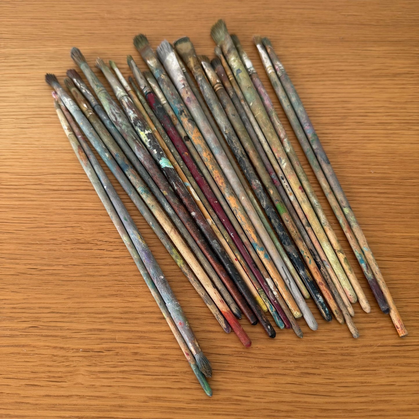 Vintage Used Artist Paintbrush Lot French Atelier Set 0708268 Princeton Artist Brush Co.