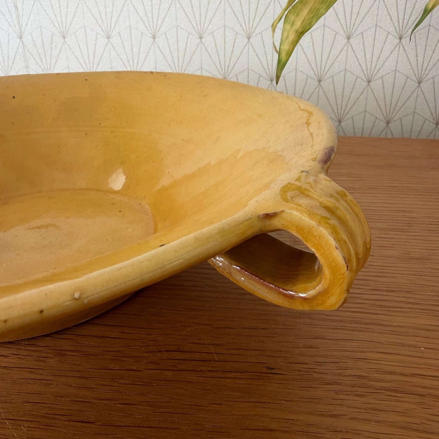 French Terracotta Tian Bowl Provence Vintage Pottery 12" Wide 1506267 Fleamarketfrance