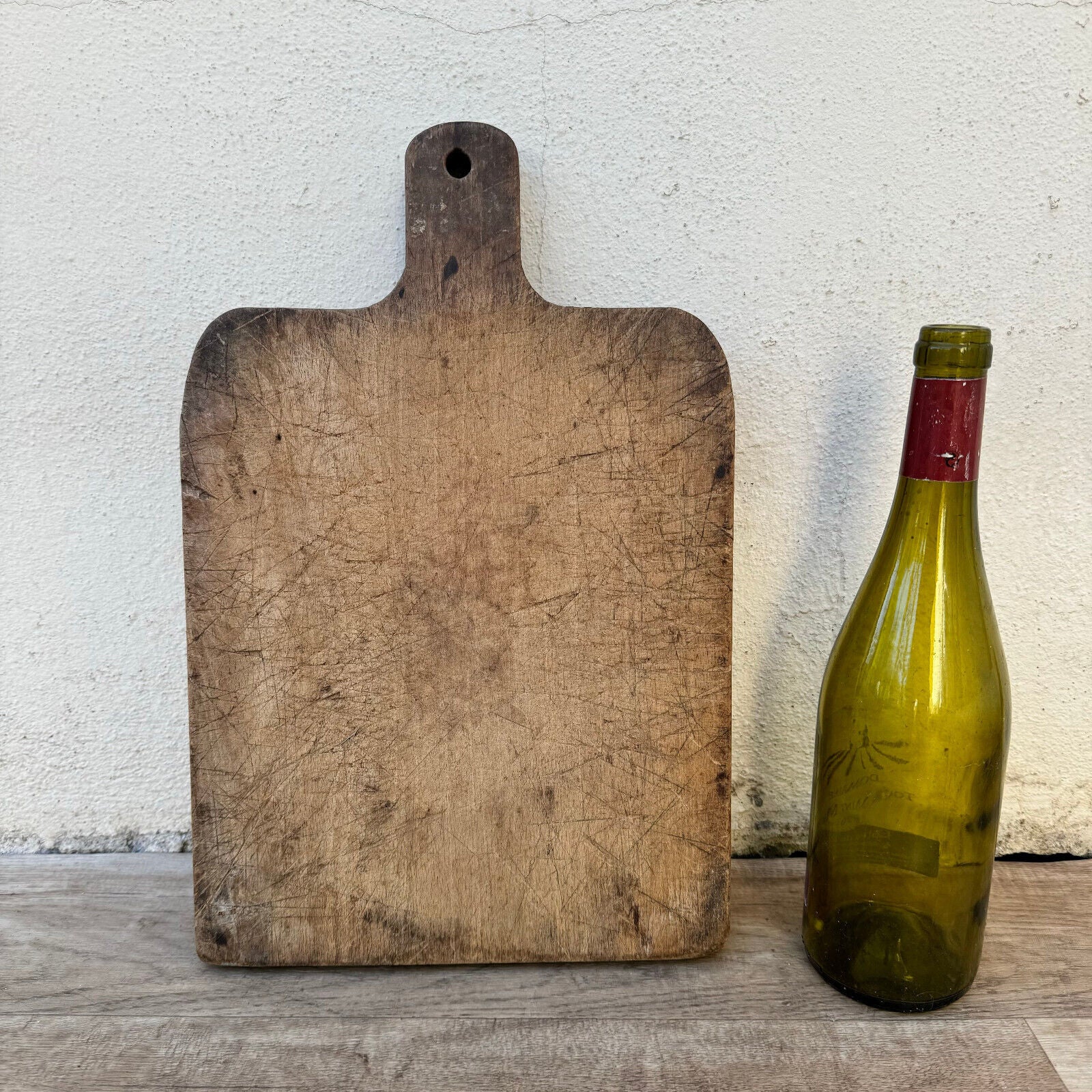 VINTAGE FRENCH BREAD OR CHOPPING CUTTING BOARD WOOD 24042415 - Fleamarketfrance