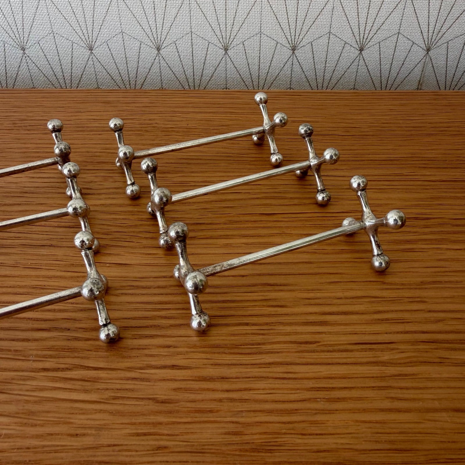 6 French Silver-plated Knife Rests 13012622 Unbranded