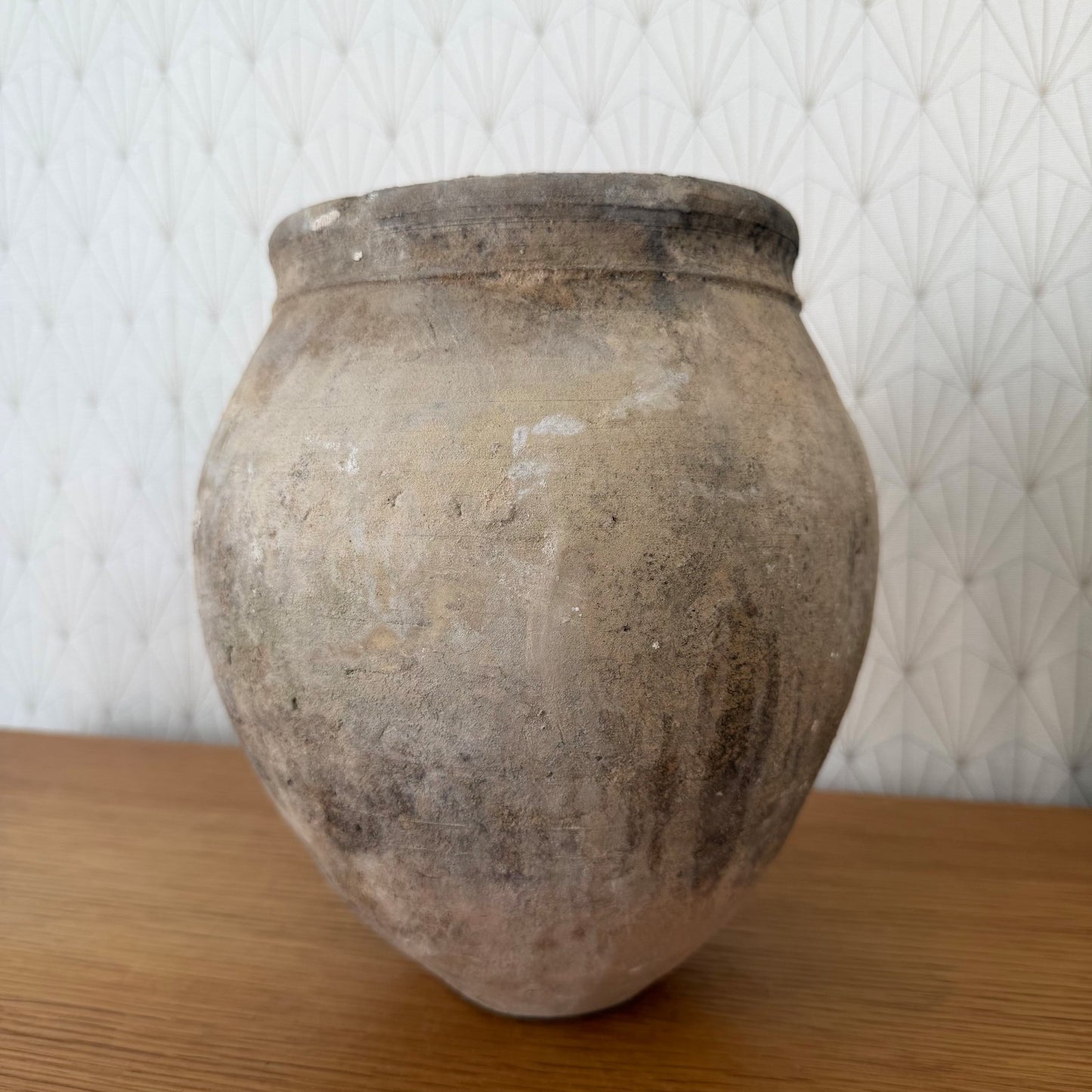 Antique Spanish European Stoneware Pot 19th Century 0107264 Unbranded