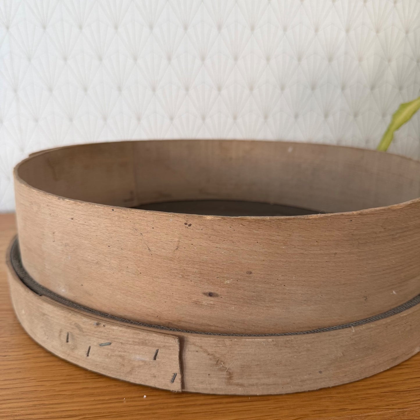 French Wooden Flour Sieve Primitive Sifter Vintage Kitchen Tool 14072615