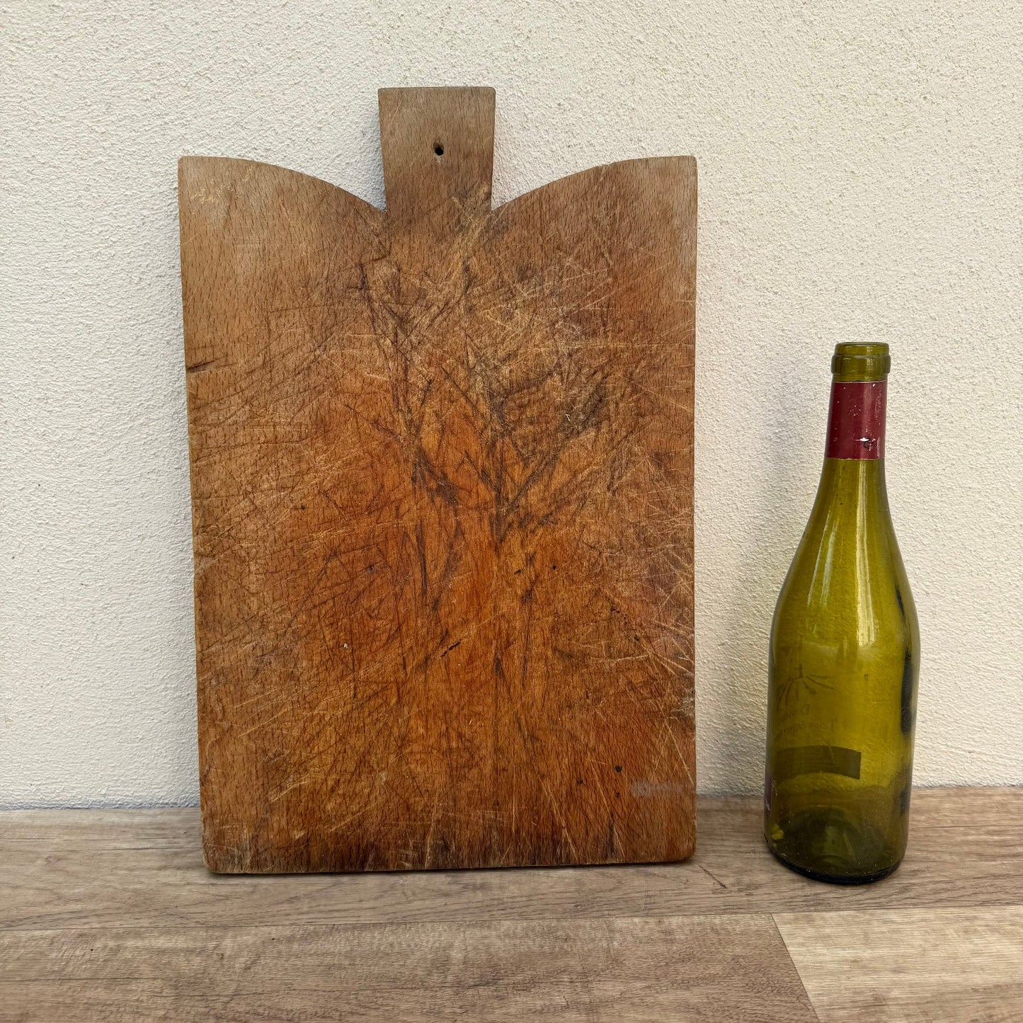 ANTIQUE VINTAGE FRENCH BREAD OR CHOPPING CUTTING BOARD WOOD 0707253