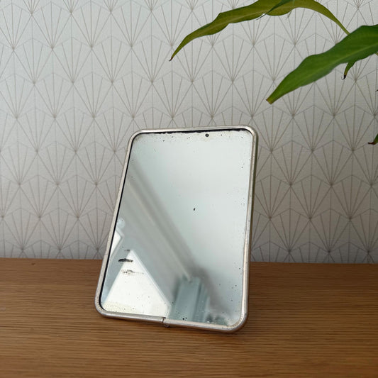 Vintage French Art Deco Chrome Standing Bathroom Mirror 1950s 2203264 Fleamarketfrance