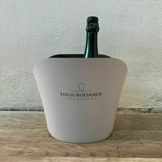 Vintage French Metal Champagne French Ice Bucket Cooler Basin ROEDERER 19021913 - Fleamarketfrance