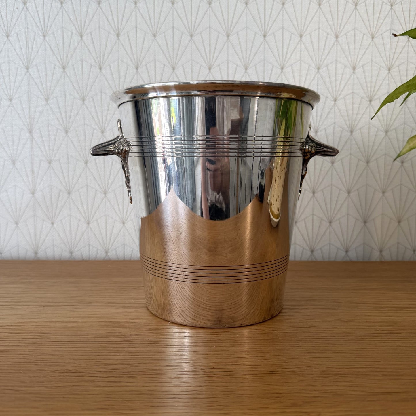 French Morlant Silverplate Champagne Bucket Vintage Wine Cooler 10062615
