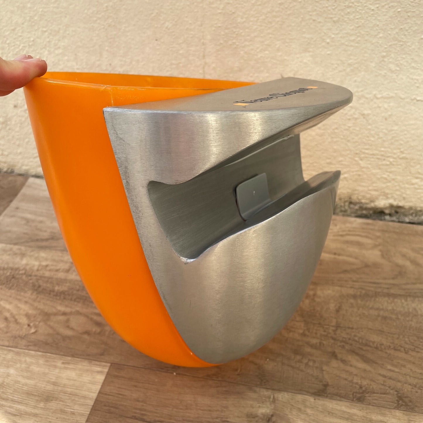 Vintage French Veuve Clicquot Ice Bucket Orange Champagne Cooler 2110217 Fleamarketfrance
