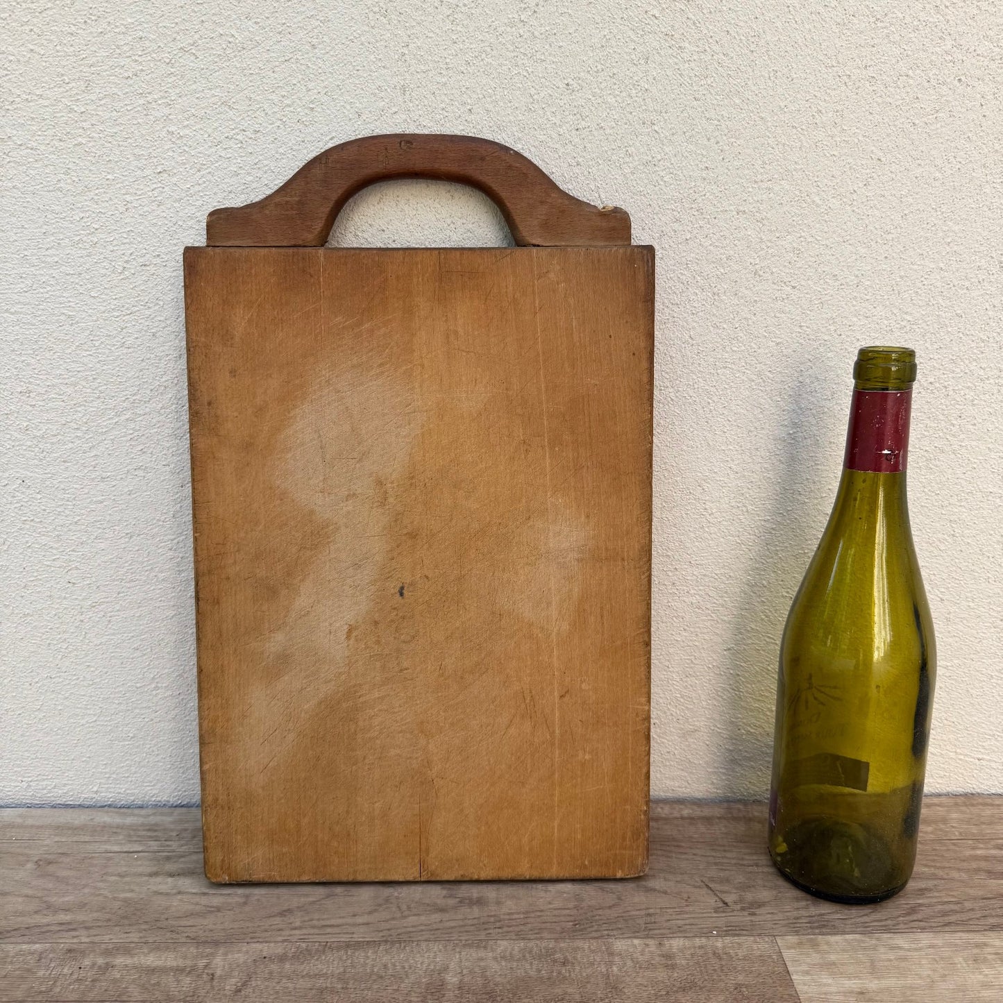 ANTIQUE VINTAGE FRENCH BREAD OR CHOPPING CUTTING BOARD WOOD 0707256