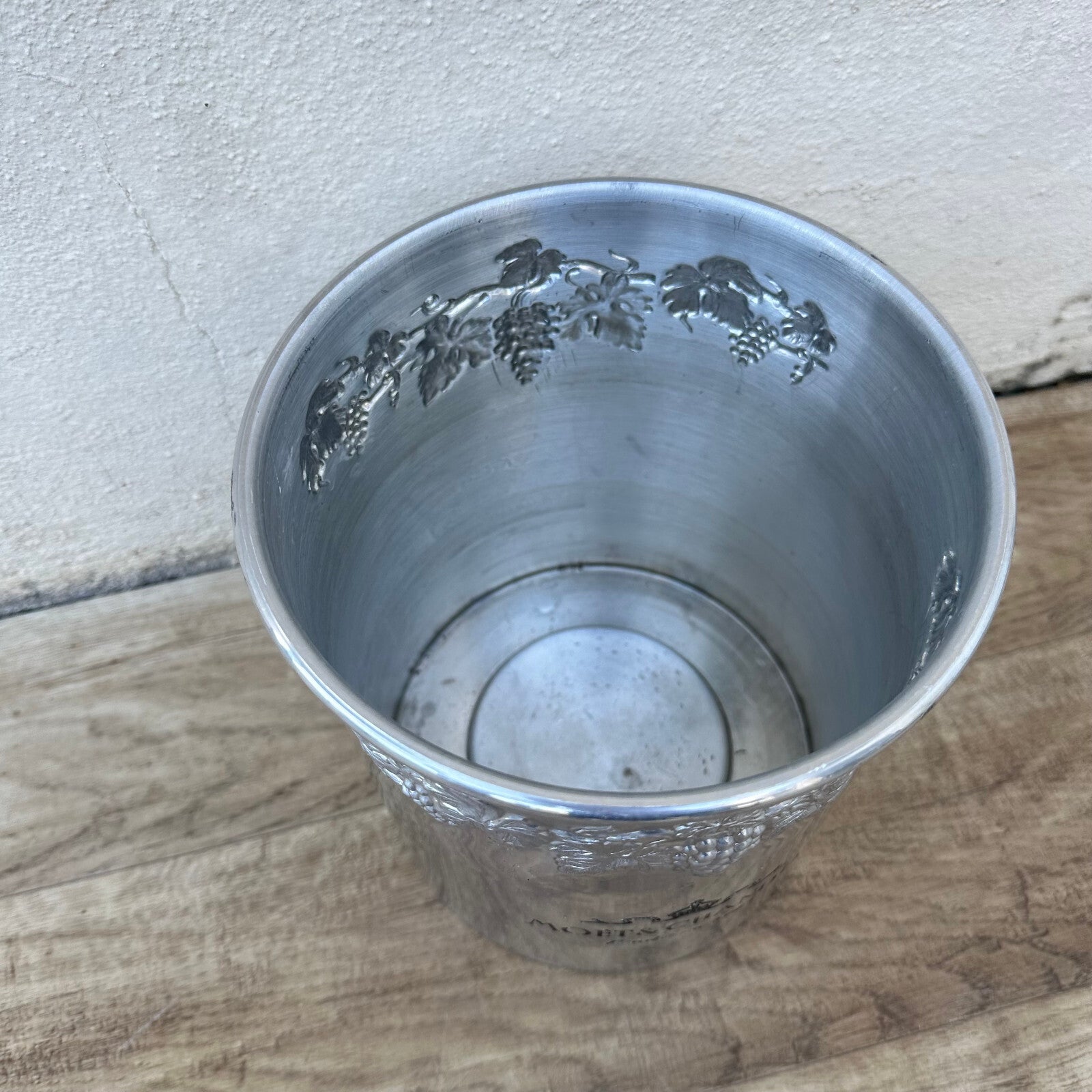 Vintage French Moet Chandon Champagne Ice Bucket Silver Cooler 1106233 Moet & Chandon