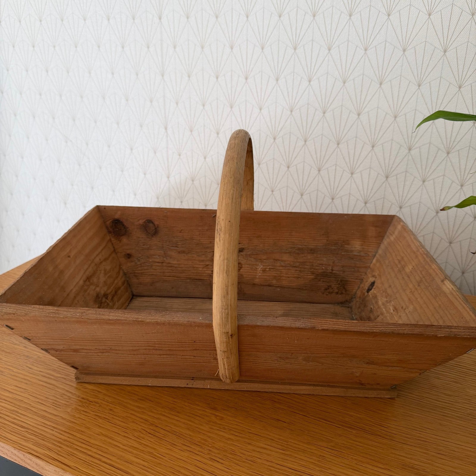 French Wooden Basket market fruits Mushrooms Vintage Wineyard 0810259 Fleamarketfrance