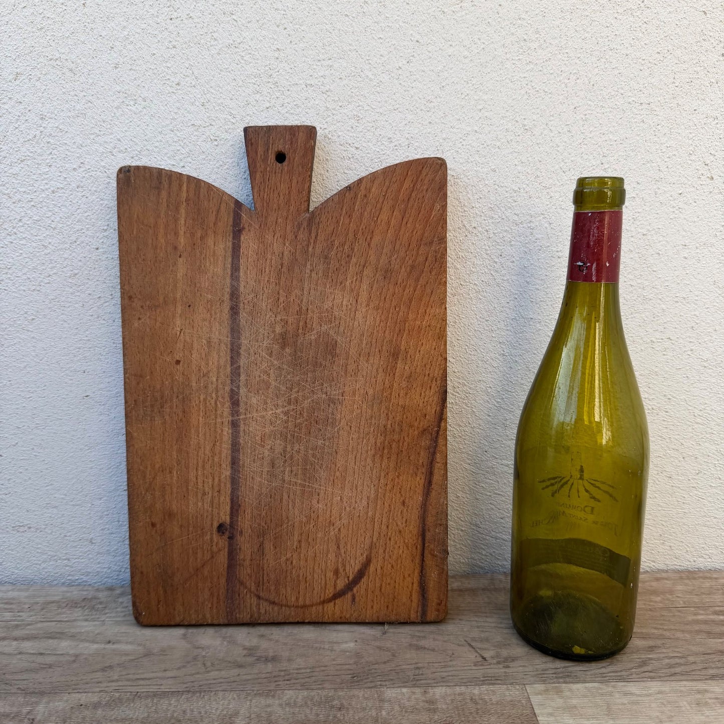 Vintage French Bread Board Wood Cutting Chopping Kitchen Rustic 1103261 Antique