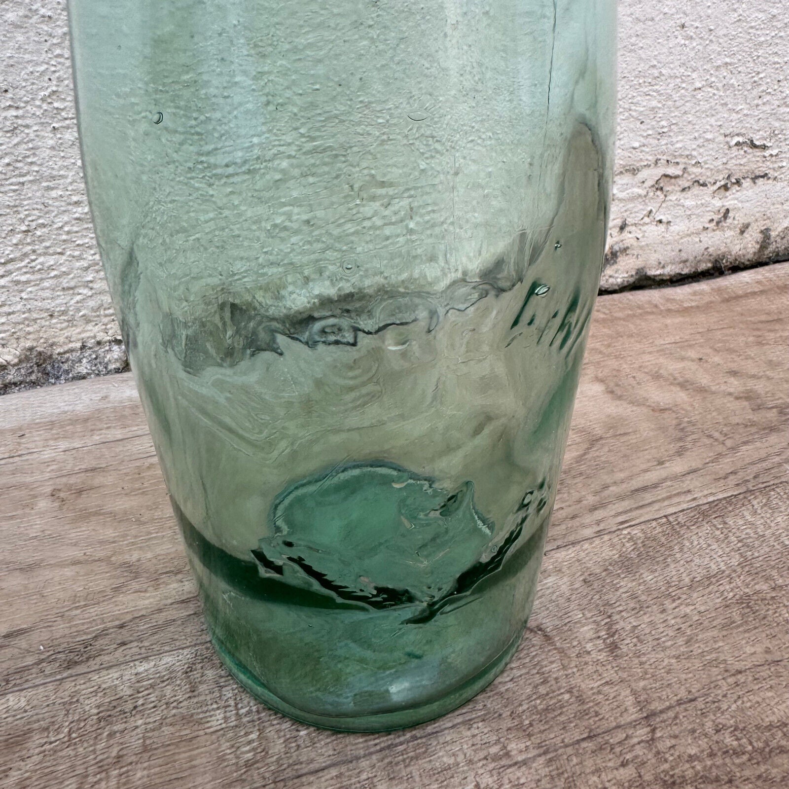 Old bottle preserve La Lorraine jar glass stopper 10 1/2" 3006246 - Fleamarketfrance