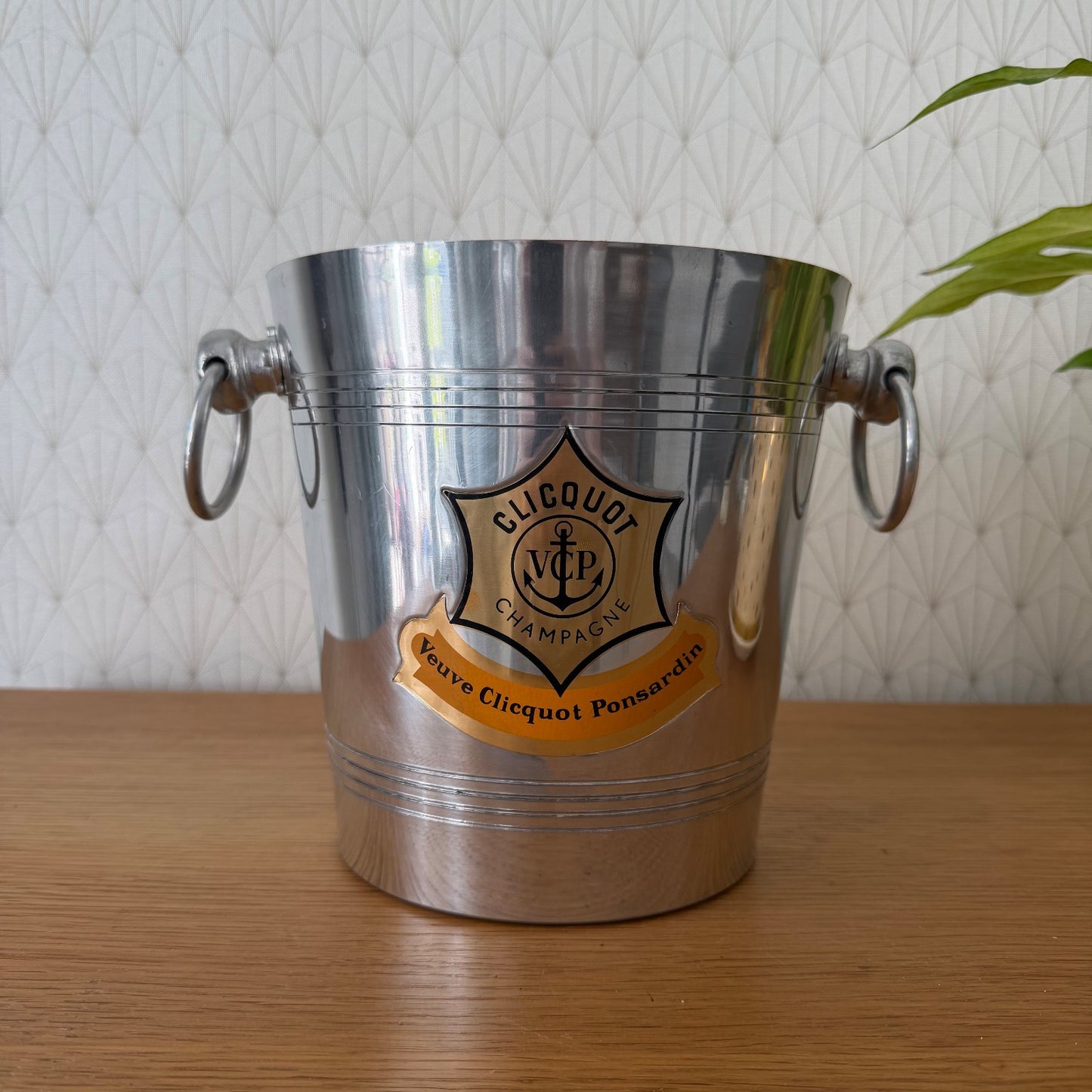 Veuve Clicquot Champagne Ice Bucket French Vintage Wine Cooler Metal 2505268 Fleamarketfrance