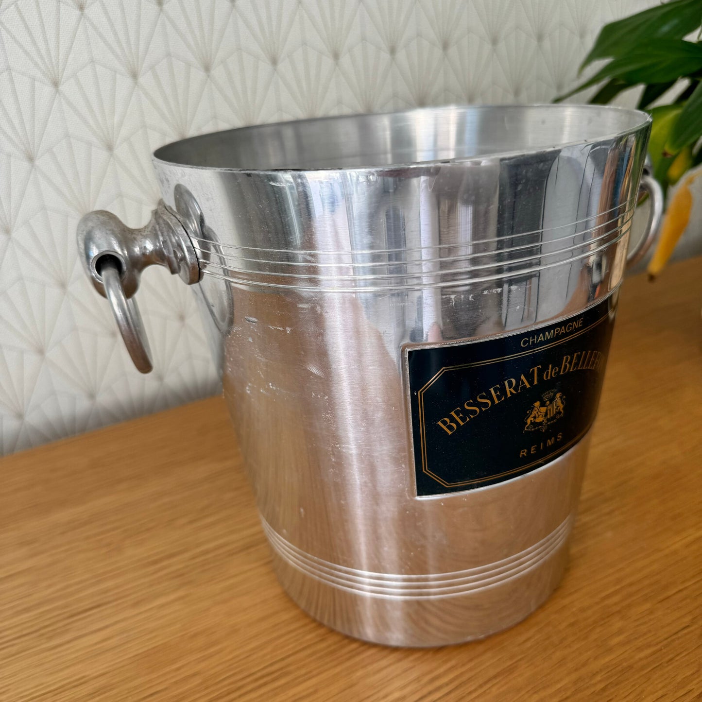 French Champagne Ice Bucket Besserat Bellefon Reims Vintage Cooler 1304249 Besserat de Bellefon