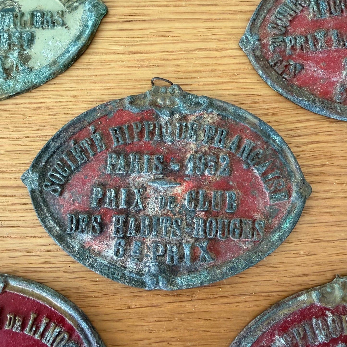 French Agricultural Medals Vintage Prize Plaques 1950s Set 5 0802262 Fleamarketfrance