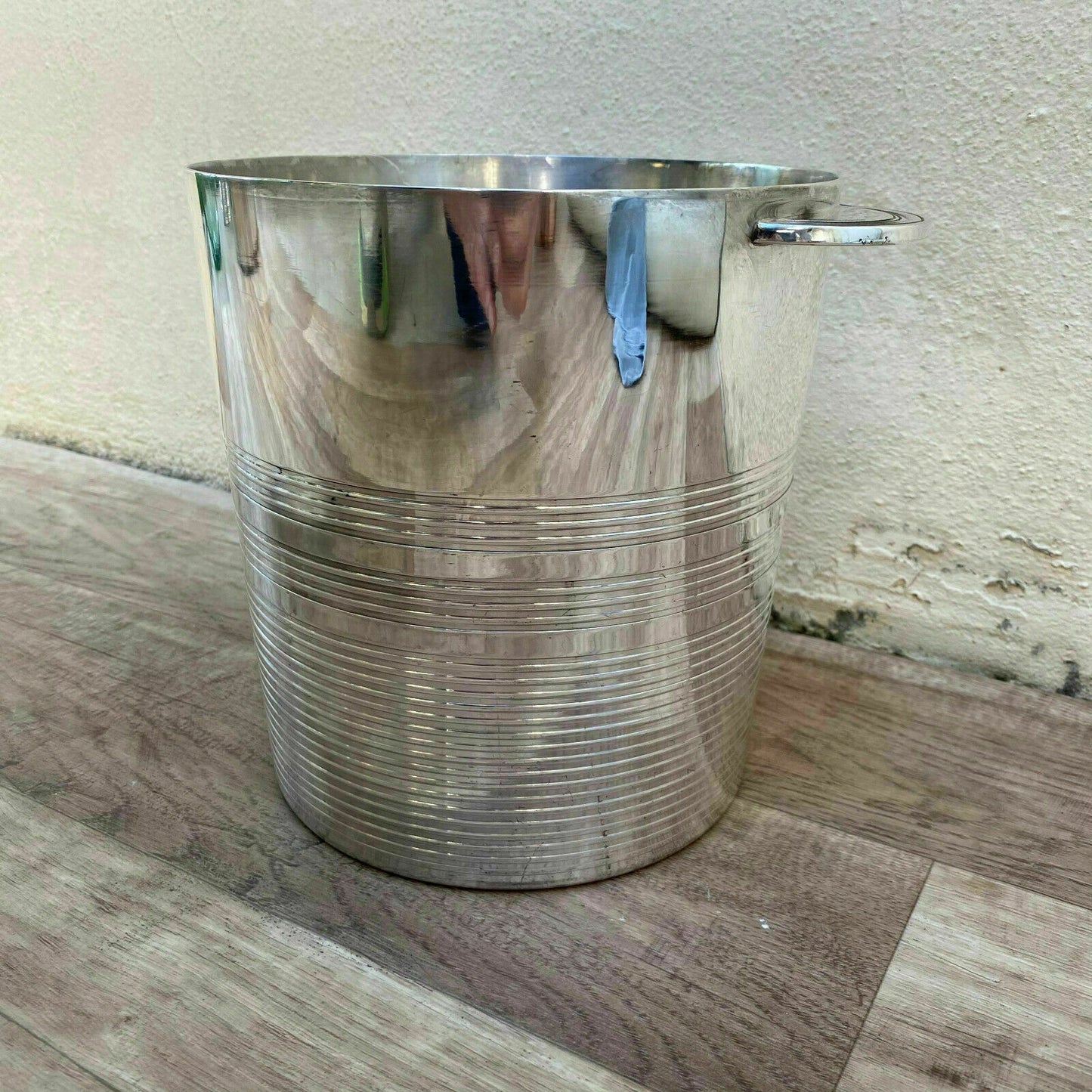 Vintage French Champagne Silverplate Ice Bucket Cooler ERCUIS 3008215 - Fleamarketfrance