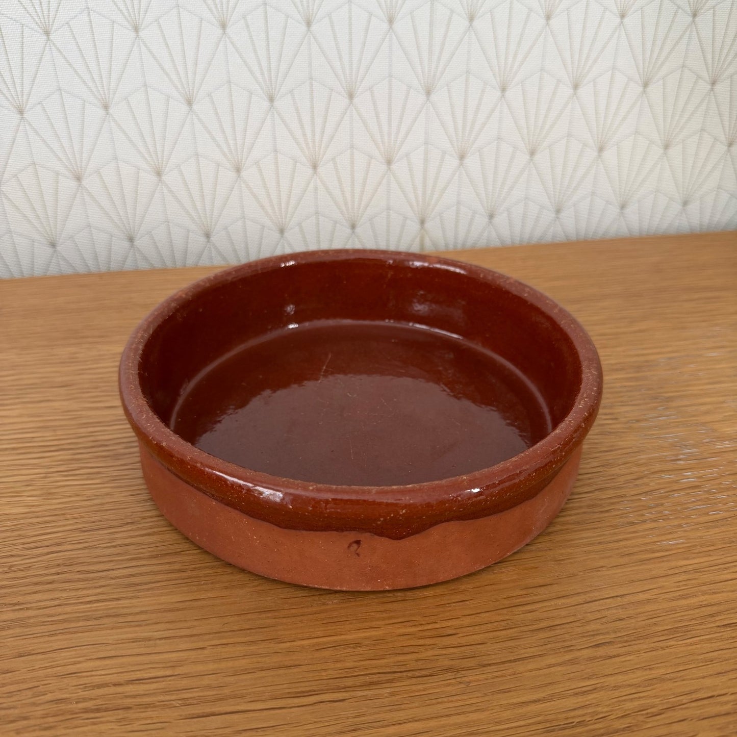 French Terracotta Tian Bowl Provence Vintage Pottery 04092620