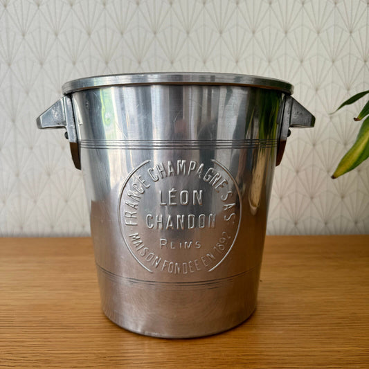 Vintage French small Champagne French Ice Bucket Cooler France CHANDON 1304246 - Fleamarketfrance