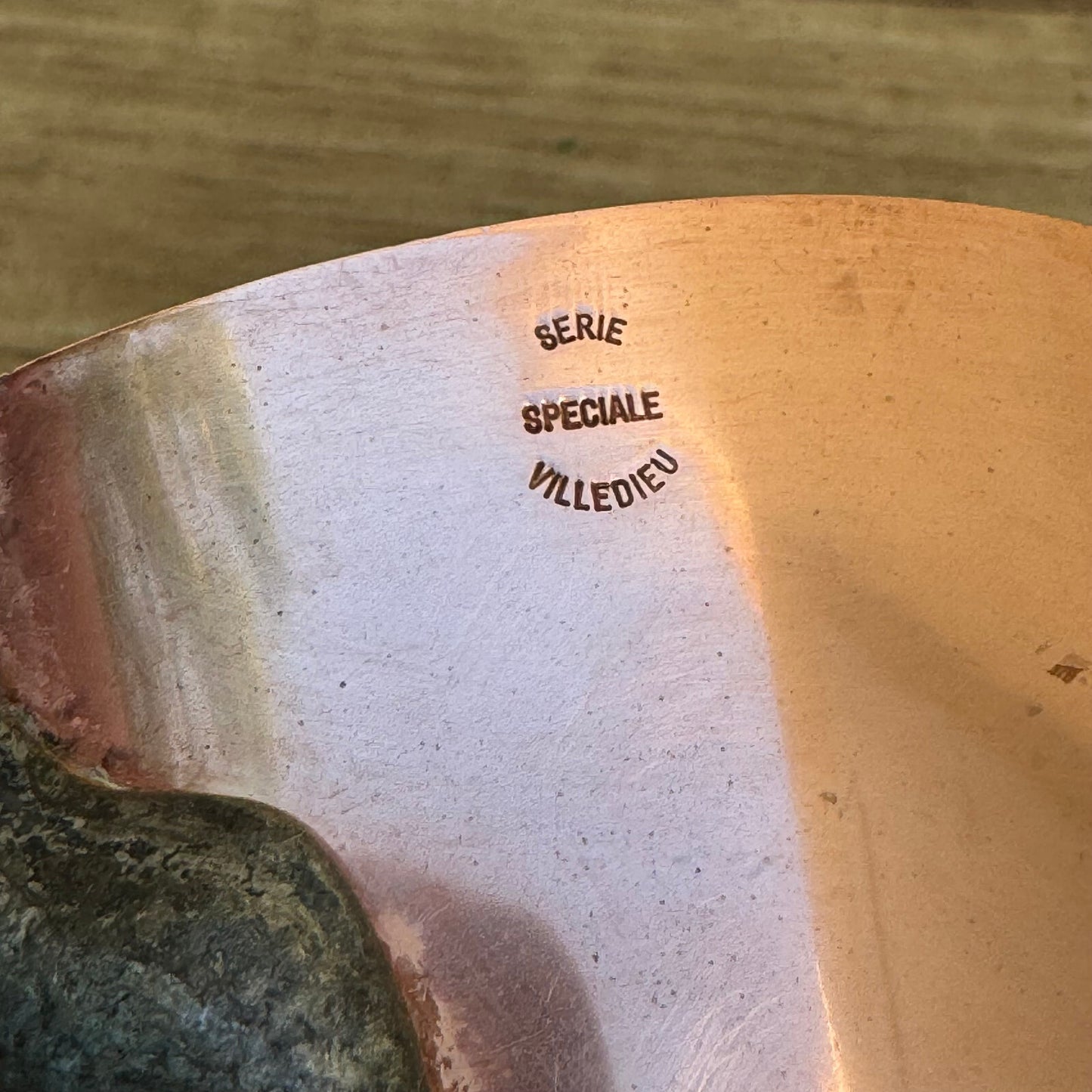 French Copper Saucepan Villedieu Tin Lined Vintage Cookware 12.5cm 04082411 villedieu