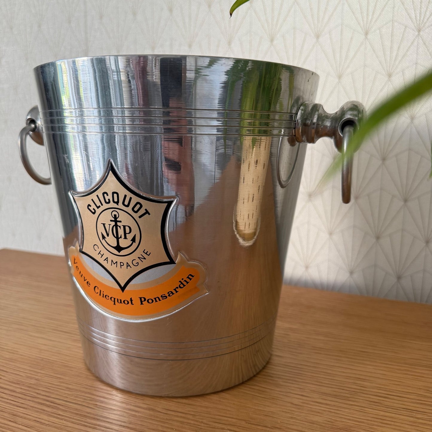 Vintage French Champagne Ice Bucket Cooler Made France VEUVE CLICQUOT 0912253 Fleamarketfrance