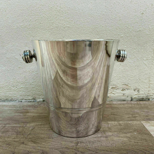 Vintage French Champagne Silverplate Ice Bucket Cooler 3008214 - Fleamarketfrance