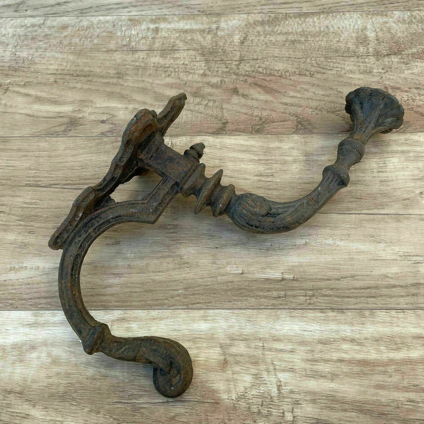 Antique French Coat Hook Hat Hanger Old Wooden Ball End 02062113 - Fleamarketfrance