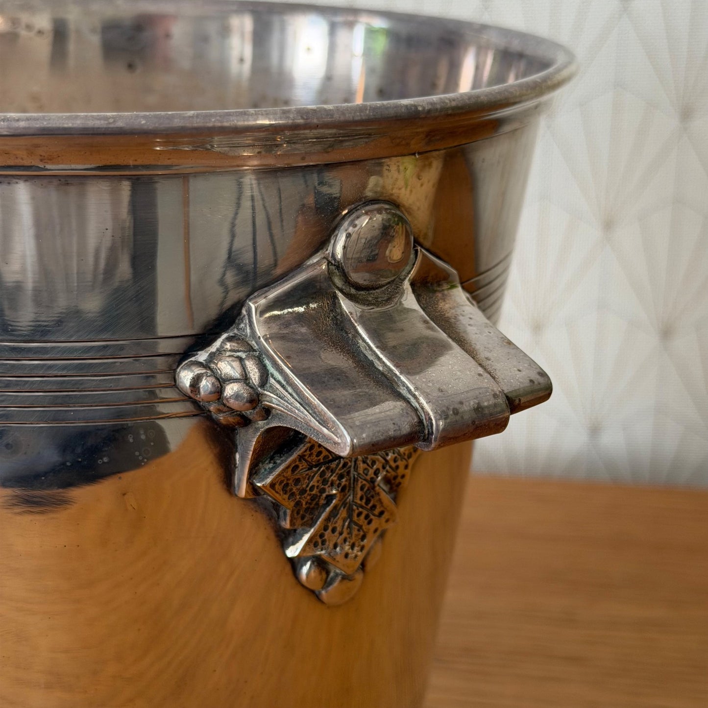 French Morlant Silverplate Champagne Bucket Vintage Wine Cooler 10062615