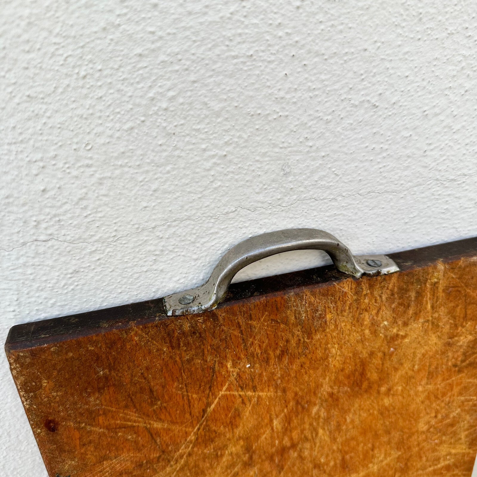 VINTAGE FRENCH BREAD OR CHOPPING CUTTING BOARD WOOD 27112321 Antique