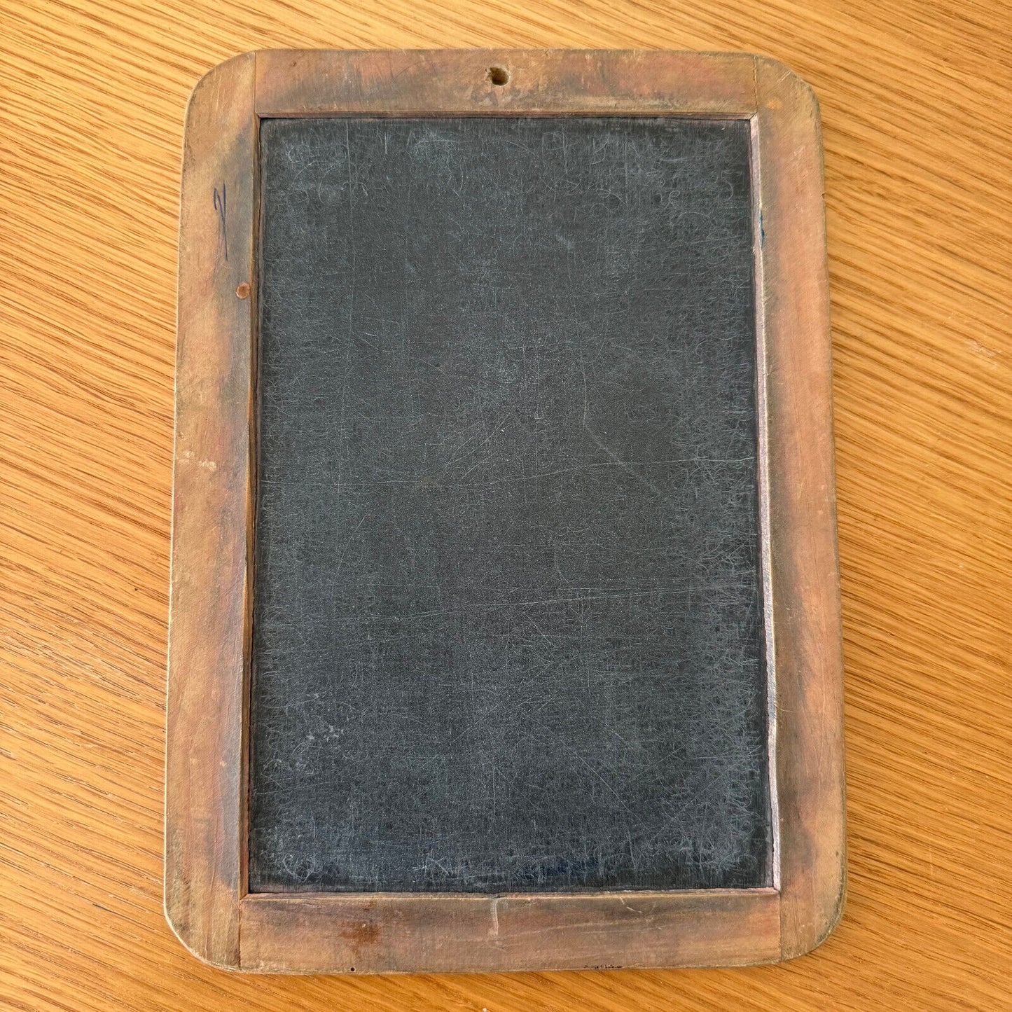 Vintage 2 Sided French Slate Board School Personal Chalk Board Slate 09022522 - Fleamarketfrance